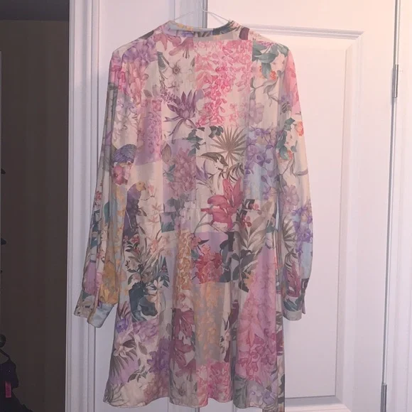 Long sleeves floral dress - Picture 6 of 12